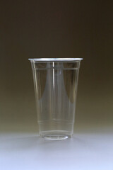 음료용 빈 투명 컵