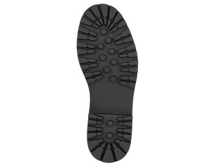 Full View of Black Rubber Lug Sole