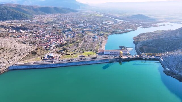 Abania hydroelectric dam Vau i Dej&euml;s Hydroelectric Power Station