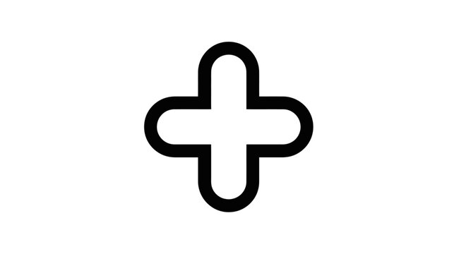 Google Plus logo icon black