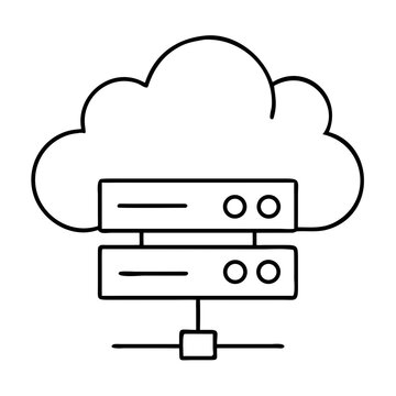 cloud computing concept illustration