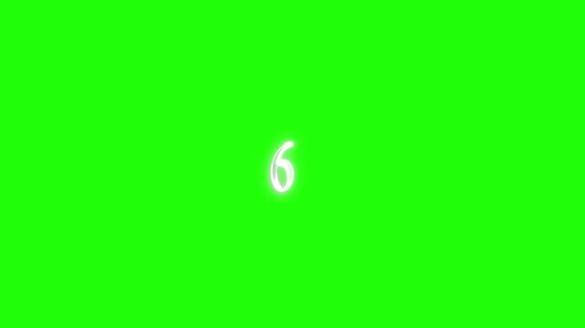 Neon count down with 2026 achievement animation