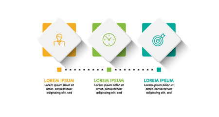 Business infographic design background template