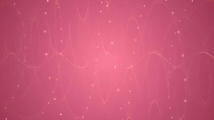 Vibrant pink background with dynamic light trails and sparkling particles - Powered by Adobe