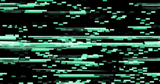 Abstract Digital Damage Glitch Background with Motion Signal Interference, 4K Retro VHS Distortion, Cyberpunk Pixel Error, and Bad Signal Static Noise for Creative Video Transitions and Tech Overlays.