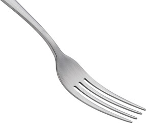 Metal fork isolated