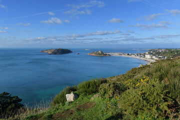Fototapeta premium Magnifique paysage de mer à Trébeurden en Bretagne- France