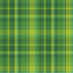 Seamless Green Plaid Checkered Pattern in a classic Textile style. Repeating Background suitable for Fabric, fashion design, Wrapping paper, Wallpapers, Packaging, Scrapbooking, Digital backgrounds. 