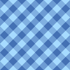 Seamless Blue Plaid Checkered Pattern in a classic Textile style. Repeating Background suitable for Fabric, fashion design, Wrapping paper, Wallpapers, Packaging, Scrapbooking, Digital backgrounds. 