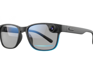 Smart glasses with camera and modern design