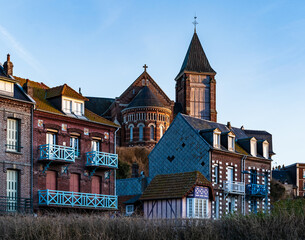 Eglise Saint-Martin, Mers-les-Bains, Somme, France