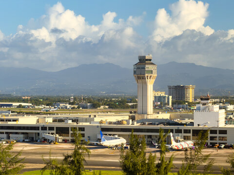 Luis Munoz Marin International Airport in San Juan Puerto Rico