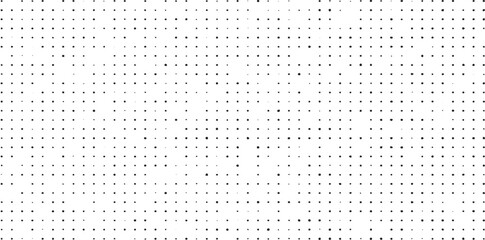 Grid spotted pattern. Abstract grunge halftone lined texture. Distressed uneven grunge background. Abstract vector illustration. Overlay to create interesting effect and depth. Isolated on white. 