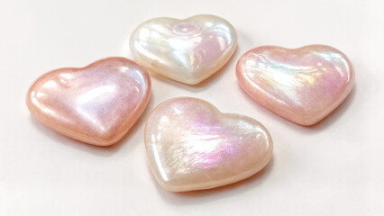 mother-of-pearl hearts