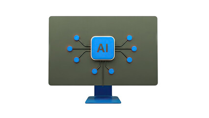 AI Computer Chip and Network Connections