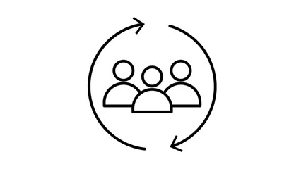 Rally point illustration vector 