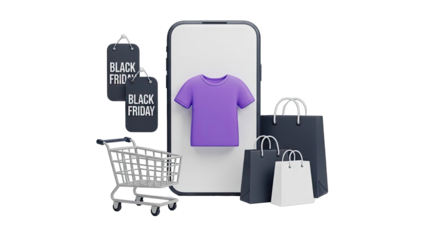 Black Friday Shopping Elements