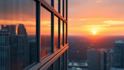 National Freedom Day and justice heritage sunset over city skyline