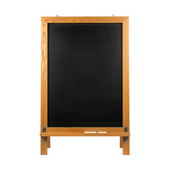 Obraz premium Classic Empty Wooden Framed Blackboard for School Classroom and Education