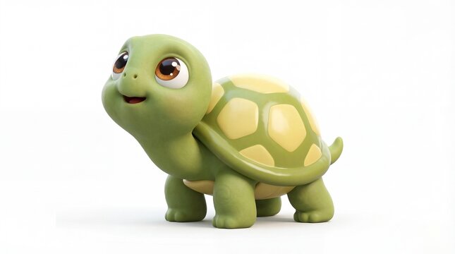 3D Turtule Cartoon Cute
