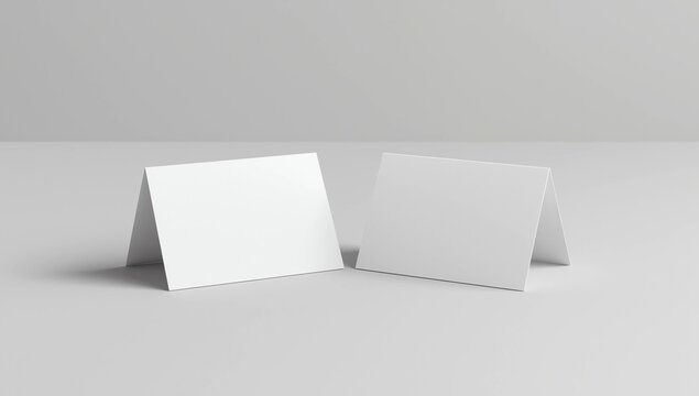 Mock up menu frame on table. 3D