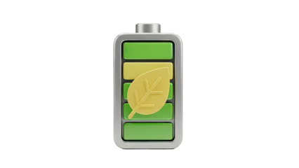 Green Energy Battery Icon