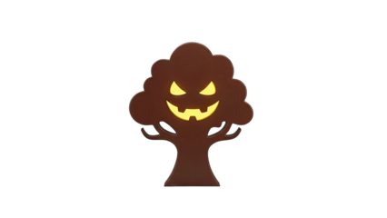 Halloween Jack-o'-lantern Tree