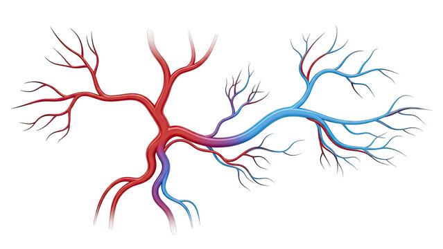 Abstract Representation of Blood Vessels