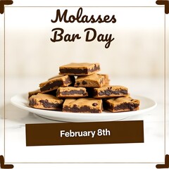 National Molasses Bar Day: A Sweet, Chewy Treat on February 8th