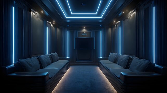Immersive Home Cinema Suite With Dolby Atmos Satellites Luxury Entertainment Acoustic Design Technology Experience