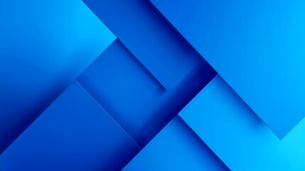 Geometric blue abstract with layered shapes, creating a modern, sleek design