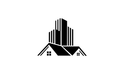 Fototapeta premium Modern Architectural Building Design with Residential Roofs.