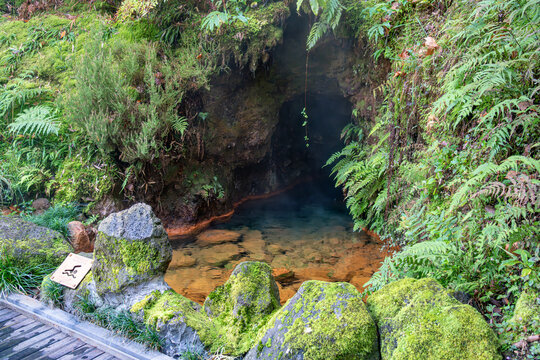 Dona Beija, a leisure and relaxation area with geothermal waters, S&atilde;o Miguel Island