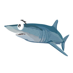 Obraz premium Mako Shark 2 Vector Illustration - Editable EPS