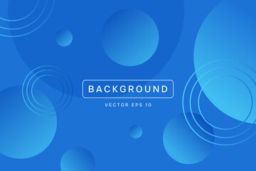 Abstract geometric blue vector background
