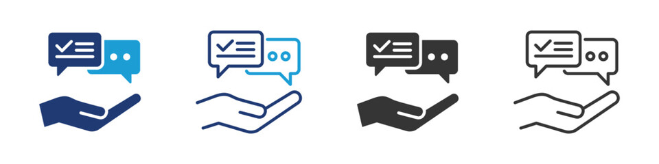 Advice icon set collection multi-style.