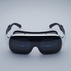 3d glasses on white background