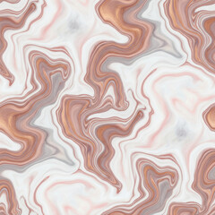 Rose Gold and White Liquid Marble Texture for Luxury Design