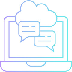 Online Discussion Icon
