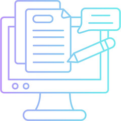 Digital Homework Icon