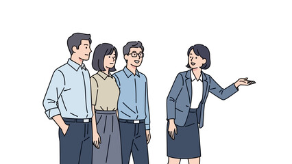 Business people in a meeting, discussing ideas, and planning strategies for growth and success