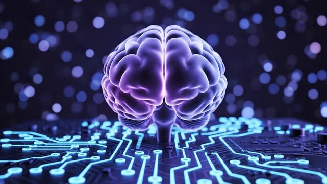 Artificial Intelligence Brain Power - The Future of Technology and Innovation.