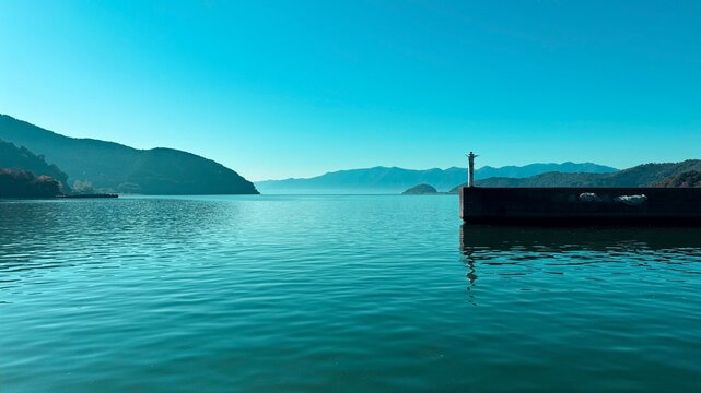 boat on the lake