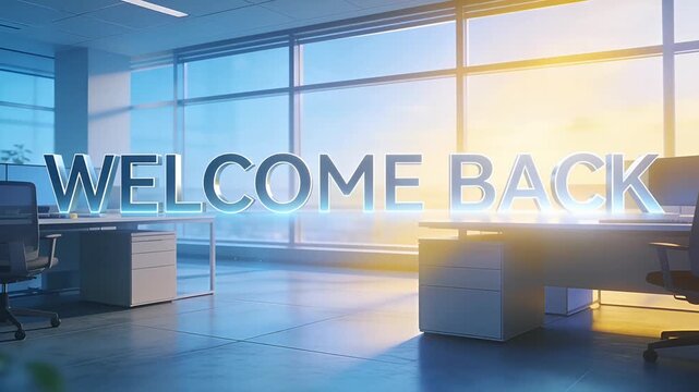 Welcome Back to the Office After Remote Work or Vacation.