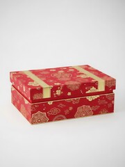 Lunar New Year Cookie Gift Box Mockup (Imlek)