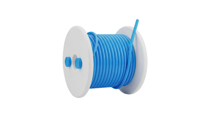 Blue Wire Spool