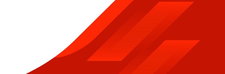 Obraz premium Abstract Red and White Geometric Diagonal Shapes Background. Modern Trendy design in Vector Illustration