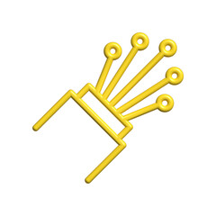 Cable icon design template