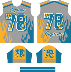 Sports Jersey Design vector n...