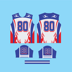 Sports Jersey Design vector n...